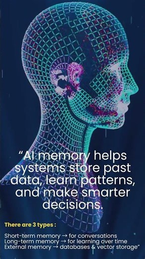 AI Memory :The Secret Behind Smart AI #shorts #ai