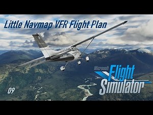 Microsoft Flight Simulator 09 Little Navmap VFR Flight Plan