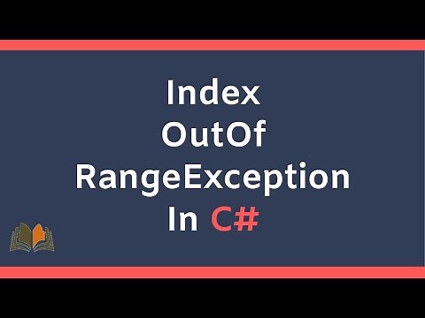 IndexOutOfRange Exception in C#