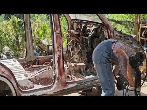Timelapse: The Genius Girl Repairing and Restoring an Entire Car!