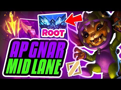 AP GNAR MID LANE IS SO MUCH FUN!!! Season 13 Gnar Gameplay (League of Legends)