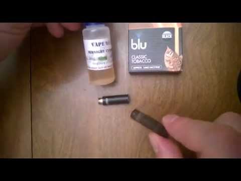 How to refill a Blu Classic e-cig cartridge