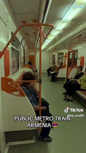 Exploring the Public Metro Train in Yerevan, Armenia