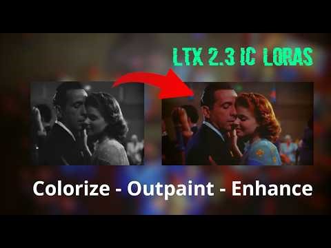 AI-Powered Remastering of Old Movie Clips: LTX 2.3 + IC LoRAs | Wan2GP Guide