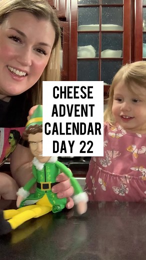 Will she share with Buddy the Elf? 😁 #cheese #family #adventcalendar #christmas #holidayspirit | The Cool Eats