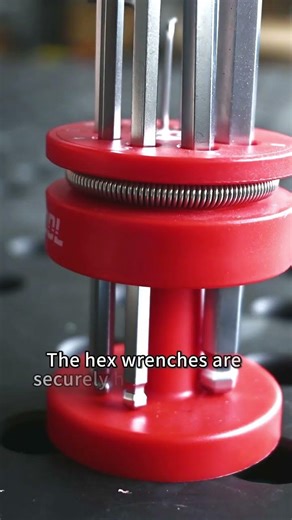 Magnetic Hex Key Holder Set with a strong neodymium base for secure mounting.#welding #weldlife