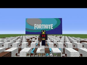 I made the Fortnite Theme using Minecraft Note Blocks