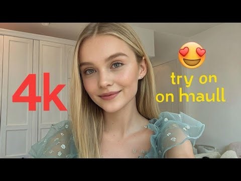 4K New Fashion Micro Bikini Try-On Haul |Transparent Lingerie & See-through Styles
