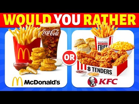Would You Rather? Snacks & Junk Food Edition 🍔🍟 | Food Quiz | Lamby Quiz