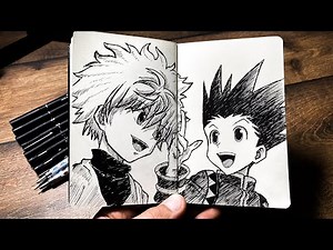 [ASMR] Drawing GON FREECSS (Real Time) - Hunter x Hunter