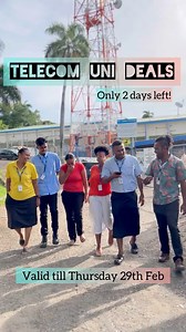 3.1K views · 76 reactions | Last chance! Only 2 days left for our Uni Deals! Grab a 4G+ Pocket Wifi for just $99 + 640GB data valid for 30 days! Available at UNI FIJI Saweni Campus, Lautoka, or any Telecom retail store Fiji-wide. Hurry, don't miss out on this hot deal! | Telecom Fiji | Facebook