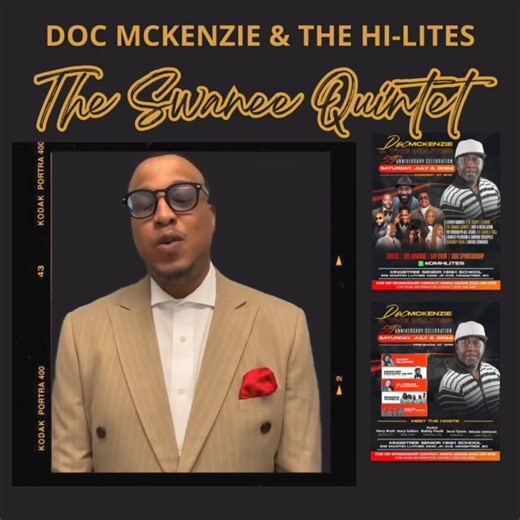 4.1K views · 36 reactions | Don't miss out on the 59th anniversary celebration of a lifetime! The Swanee Quintet invites you to join them for an unforgettable evening. Grab your tickets now! | Doc Mckenzie And The Hi-Lites | Facebook