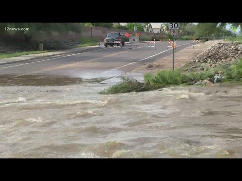 Heavy afternoon rain, flooding hit Arizona hard