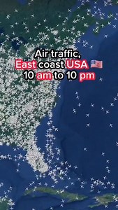 3.6K views · 1.2K reactions | Air Traffic, East coast USA  | Flight and routes Every day | Facebook