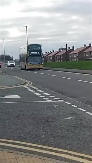 36 sunderland 6309 NK67 ECE Livery X-lines blue Type Volvo B5TL Wright Eclipse Gemini 3 Previous reg NK17 GKE operating on 36 to sunderland @bus spotter @I love Buses🚍