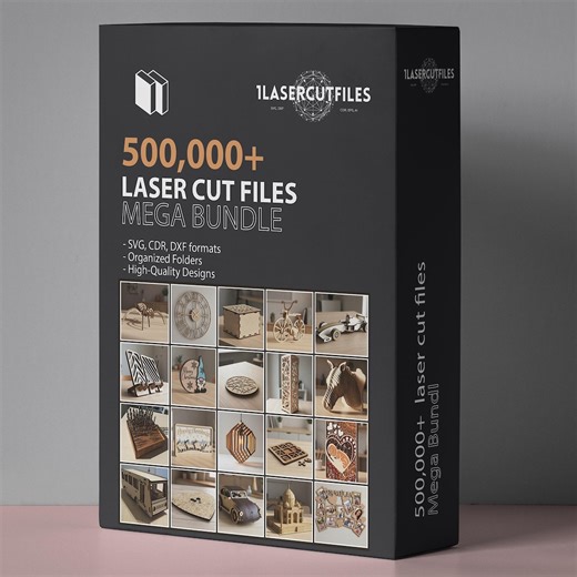 Laser Cut Files 500,000+ Mega Bundle Set DXF SVG 3D 2D Designs CNC Cutting File Pack Cdr Ai Eps Vector Engraving Pattern Template - Etsy Ireland