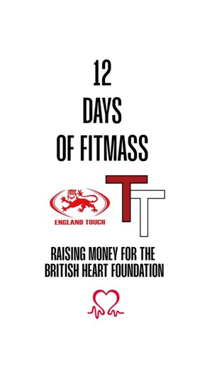 Day 2 of the Christmas Fitness Challenge: Two toe-touches for hamstring flexibility 例 YOU could win a @train_touch programme bundle  1. Make your donation to @the_bhf via the link in our bio. 2. Complete the fitness challenge. 3. Send a selfie once you’re done, tagging @train_touch & @englandtouch OR comment on each video posted over the next 12 days! | England Touch | Facebook