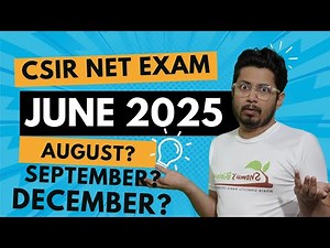 When will be next csir net exam? | CSIR NET June 2025 exam date revealed | August? December?