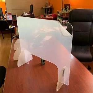 [Hot Item] Acrylic Divider Sneeze Guard Polycarbonate Sheet Pet PC Protective Desk Shield for School Office Student Desktop