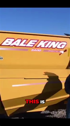 Bale King 5400: Built tough in Canada. Farmers and ranchers love it for its reliability and affordability. #BaleKing #Farming #Ranching #Agriculture #CanadianMade