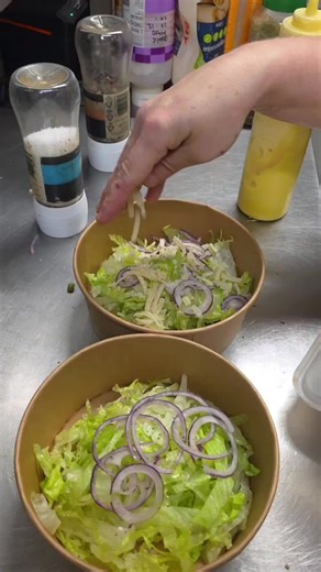Smash salads. Smash Burgers. Smashed fries. Everything is smashed. #fyp #smash #burgers #fries #