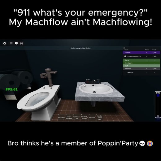 My Machflow ain't Machflowing! #memes #funny #handdryer #roblox #bandori #poppinparty #mediclinics