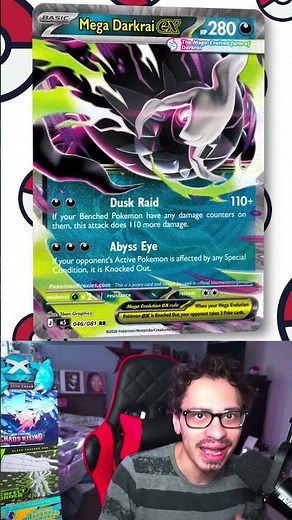 Mega Darkrai ex Can KO Anything! #pokemon#pokemontcg#pitchblack