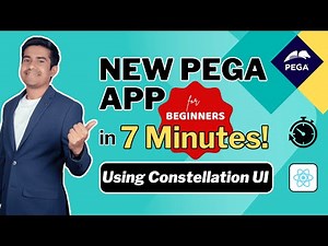 Create a Pega App in 7 Mins with Constellation (Step-by-Step Tutorial for Beginners 🚀) #pega #prpc