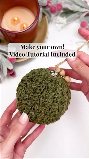 Easy Snowy Wheat Crochet Ornament Pattern - Make in under an hour!