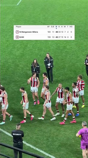 Hilly and Nas combine for 88 disposals 😮‍💨 #AFL #stkilda #footy #melbourne