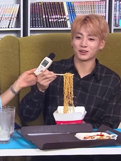 Engaging Mukbang Session with BTS Fans and Food