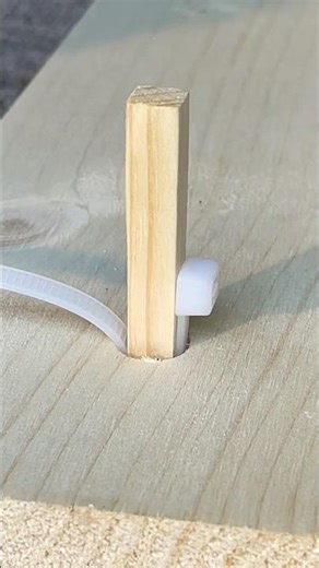 A simple tip to secure pipes with zip ties. #diy