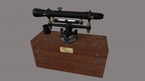 1948 Gurley Surveyor's Wye Level - 3D model by Edgar Brito (@e.brito)