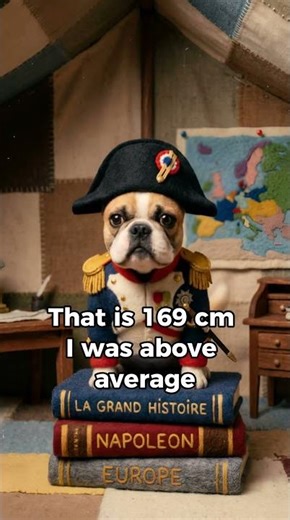 I AM NOT SHORT! 😡 The Truth About Napoleon's Height 🐶🇫🇷 #shorts
