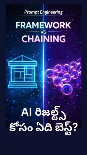Prompt Chaining vs Frameworks: ఎప్పుడు ఏది వాడాలి?