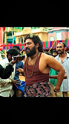 Pushpa 2 | Rappa Rappa Katunga | Allu Arjun & Rashmika Mandanna | #song #movie #shorts #attitude