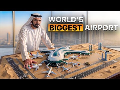 Dubai’s $35 Billion New Airport Will Change Flying Forever | World’s Largest Future Airport