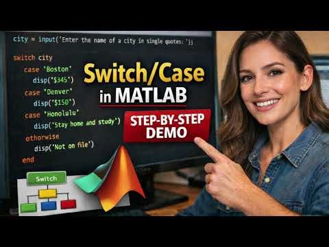 Switch/Case in MATLAB | Step by Step Demo