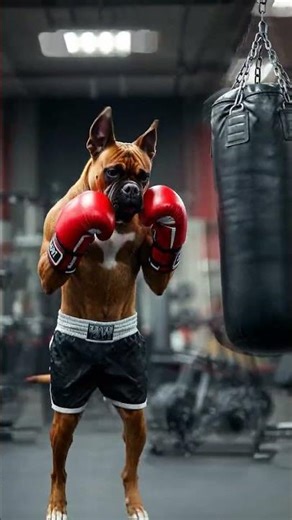 The ACTUAL Boxer Dog is HILARIOUS in the Gym | Boxing KO Beasts
