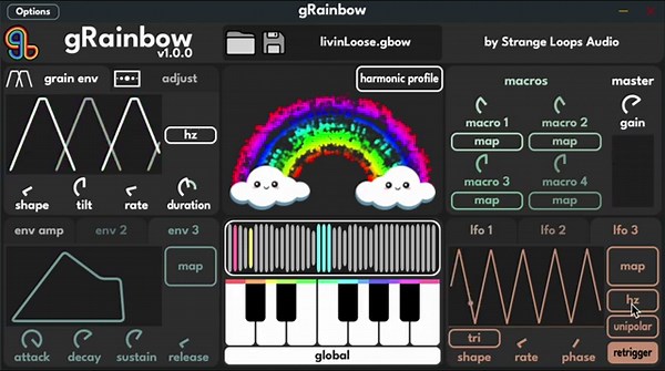 gRainbow: a free pitch-detecting granular synth