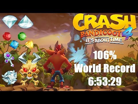 (FWR) Crash Bandicoot 4: It's About Time - 106% Speedrun (6:53:29)