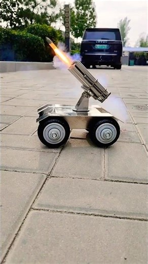 Garage Made Mini Multiple Rocket Launcher DIY MLRS #shots #shorts #military