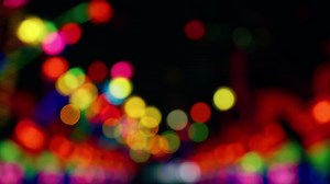 Blurred Lights From A Colorful Night