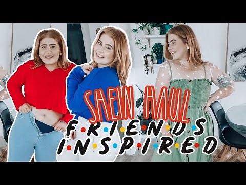 RECREATING OUTFITS FROM FRIENDS | SHEIN Australia try on clothing haul (adgifted)