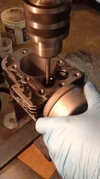 Installing exhaust valve guide In Briggs and Stratton engine (Part 2)