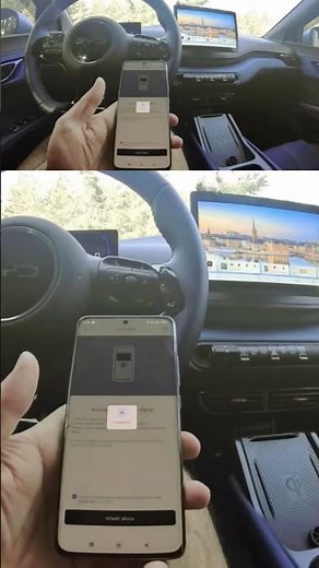 Here's how to add a digital key 🔑 to a BYD vehicle. Watch the full video on my channel. #car #sma...