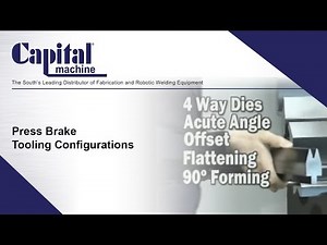 Press Brake Tooling Configurations