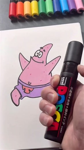 I Ruined My Drawing ❗️ 🤯…(#shorts) #posca #art