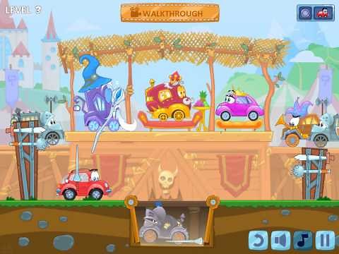 Wheely 6: Fairytale -- Level 3 Walkthrough