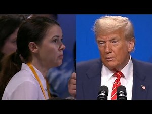 Donald Trump takes moment to ask about Ukrainian reporter’s family